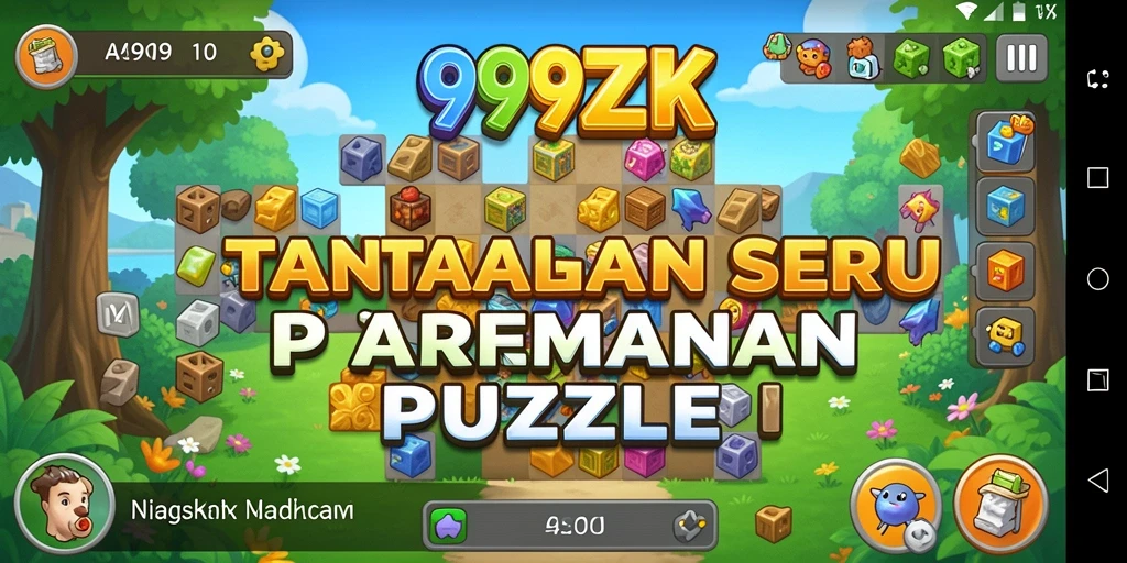 Tampilan gameplay 999ZK dengan tantangan puzzle yang menarik.