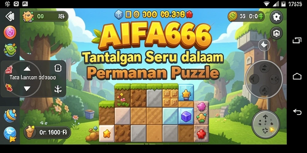 Screenshot utama AIFA66 menampilkan gameplay Puzzle yang menantang dan menarik.