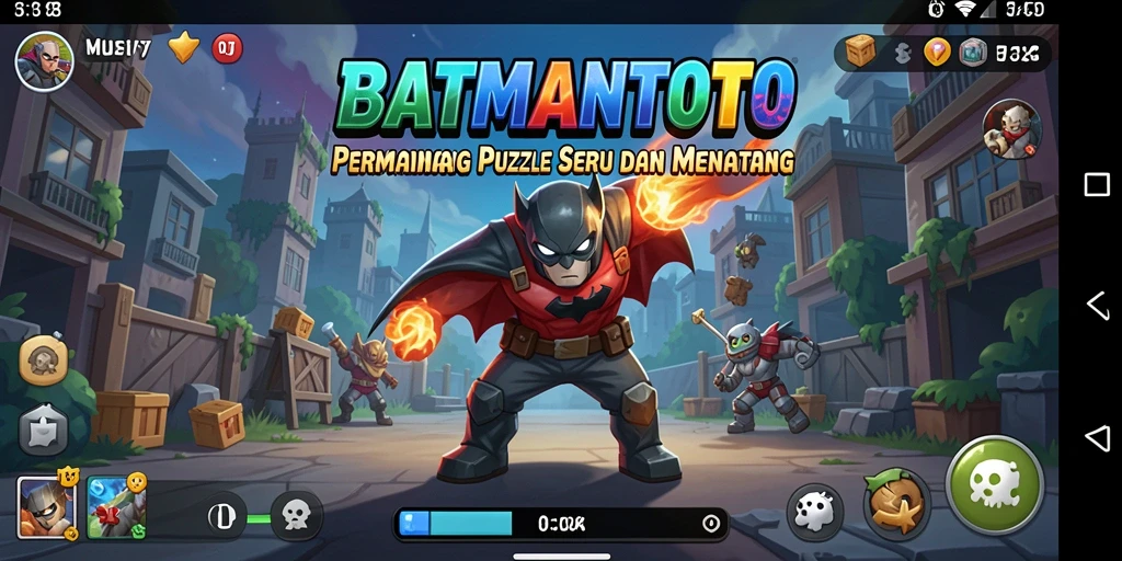Tampilan menarik dari gameplay puzzle BATMANTOTO yang menantang.