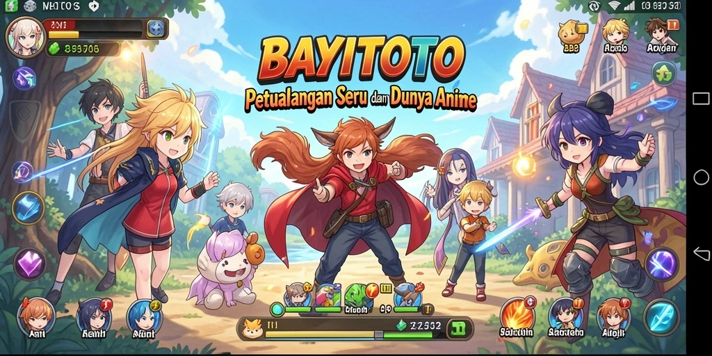 Tampilan gameplay BAYITOTO yang menarik dan penuh warna.