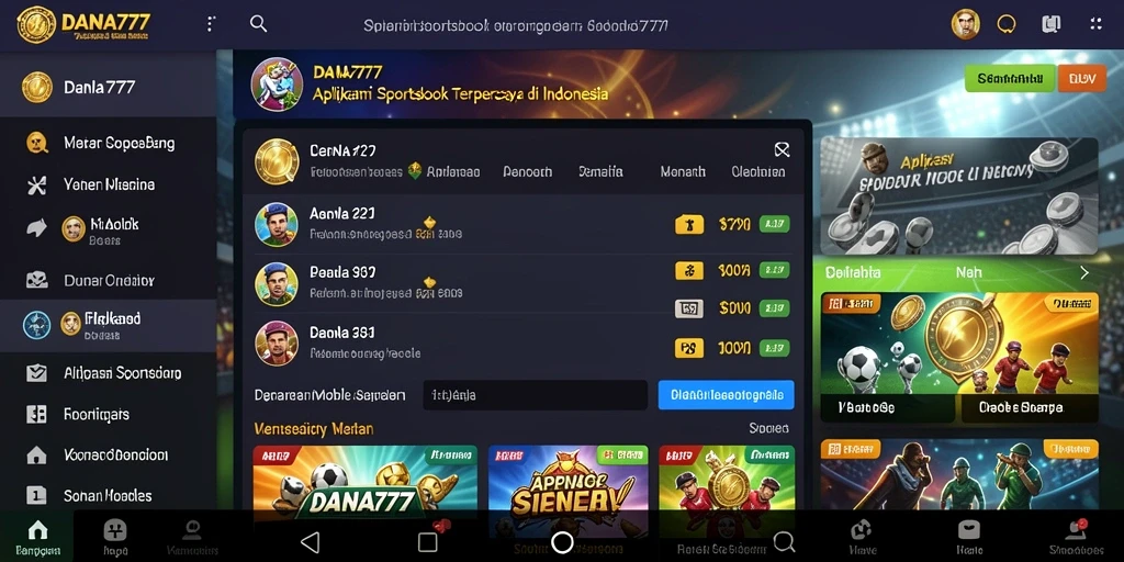 Tampilan gameplay DANA777 yang menarik dan interaktif untuk pengguna.