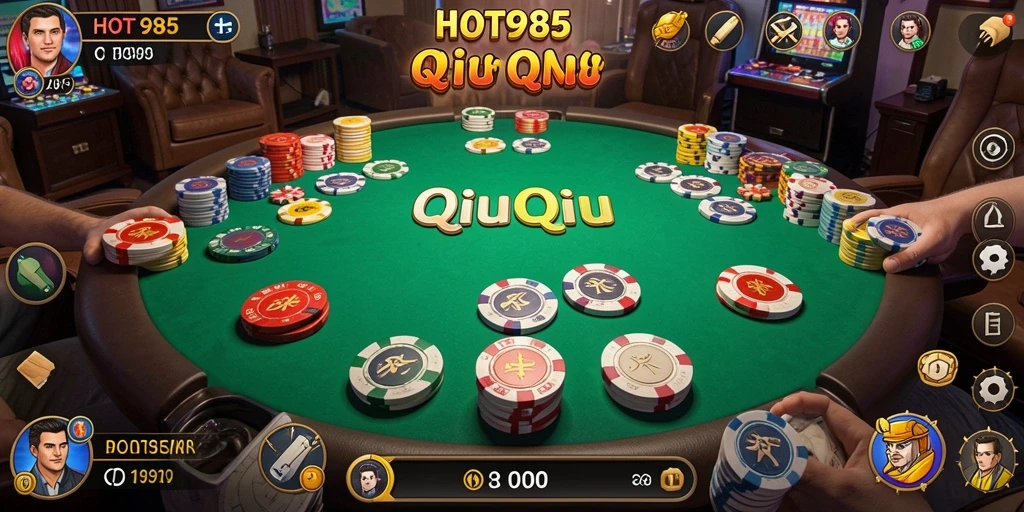 Tampilan gameplay seru pada HOT985 yang menarik.