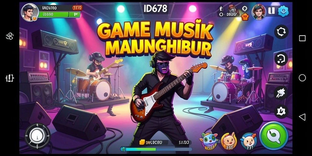Gameplay seru ID678 dengan tantangan musik menarik.