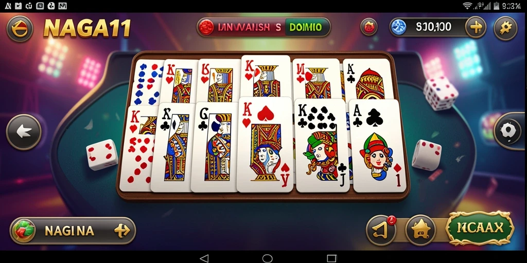 Tampilan gameplay seru NAGA11 yang penuh strategi dan tantangan.