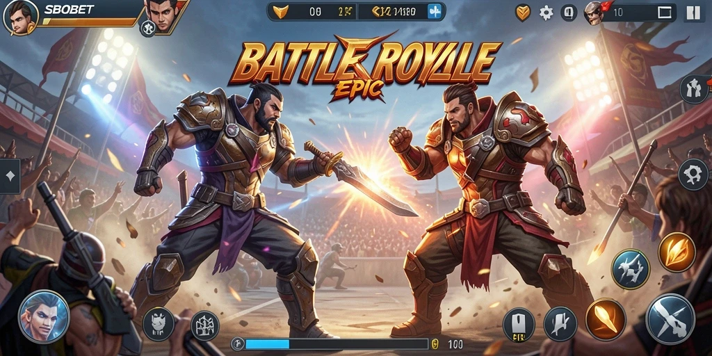 Gameplay Battle Royale yang mendebarkan dan intens di SBOBET.