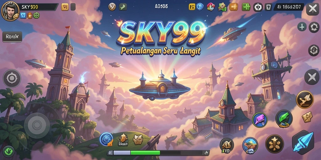 Gameplay seru dan pemandangan menakjubkan dalam SKY99.
