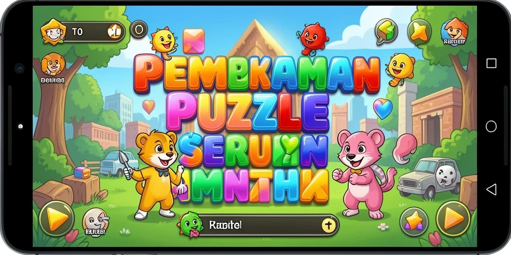 Tampilan gameplay menakjubkan pada game Puzzle T6 yang penuh tantangan.
