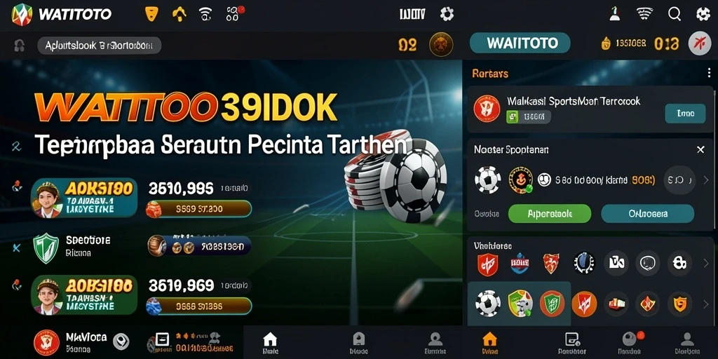 Tampilan antarmuka WATITOTO saat taruhan berlangsung.